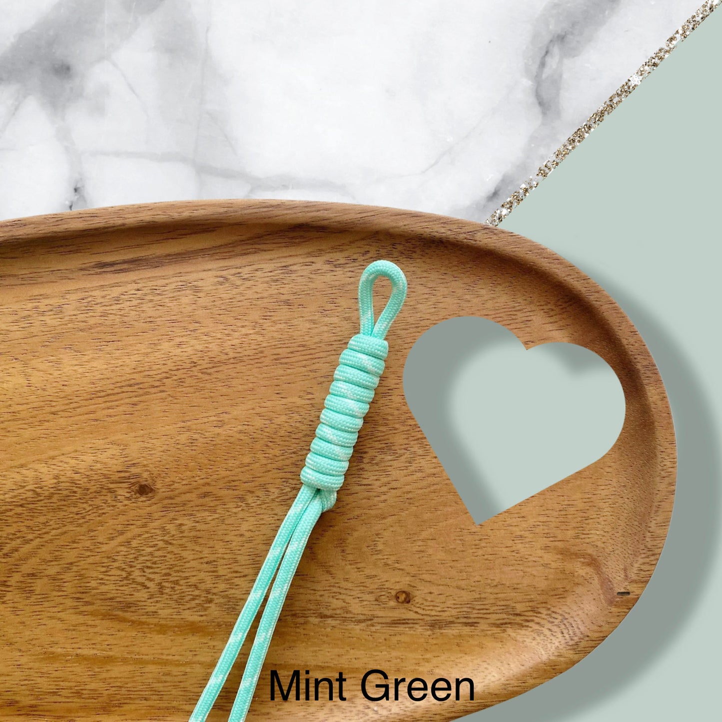 Personalized Paracord Lanyard Keychain — Custom Name Keychain with Letter Beads