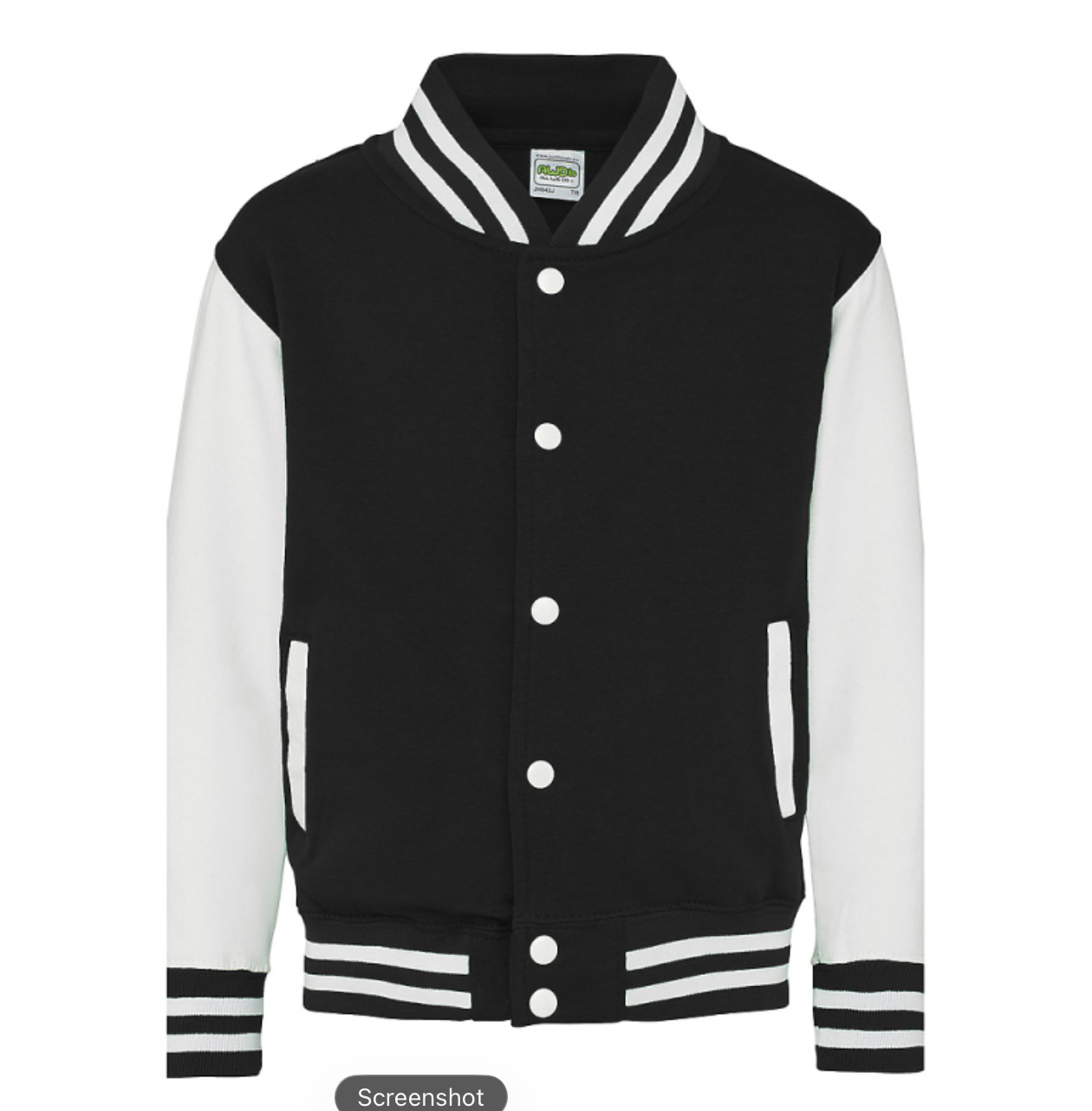 Personalized Patch Varsity Sweatshirt Jacket, Custom Jacket for Kids, Teens & Adults