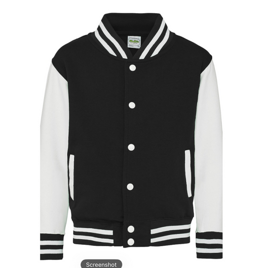 Personalized Patch Varsity Sweatshirt Jacket, Custom Jacket for Kids, Teens & Adults